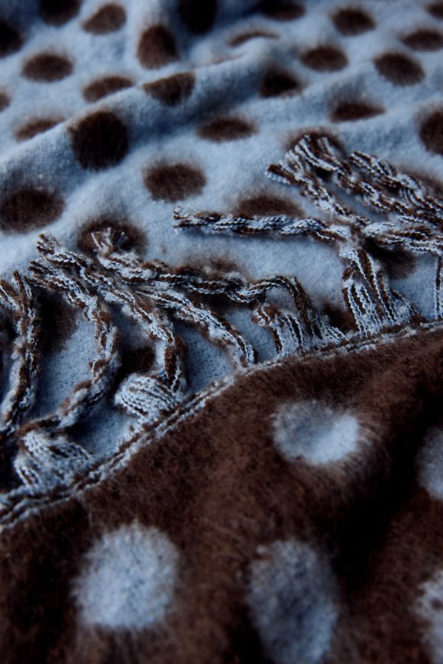 Polka Dot Blanket Scarf #2