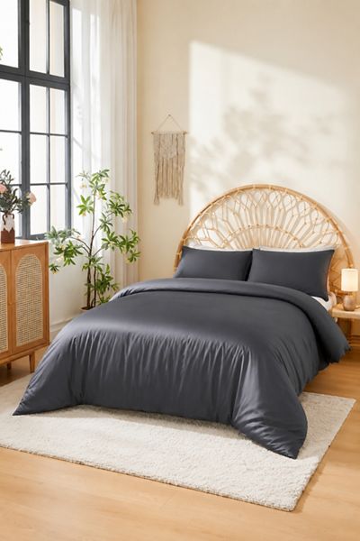 SIJO Home Long Staple Cotton Sateen Duvet Cover Set