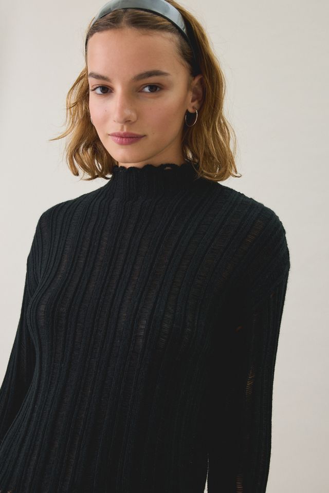 Kimchi Blue Phoebe Ribbed Mock Neck Sweater #2