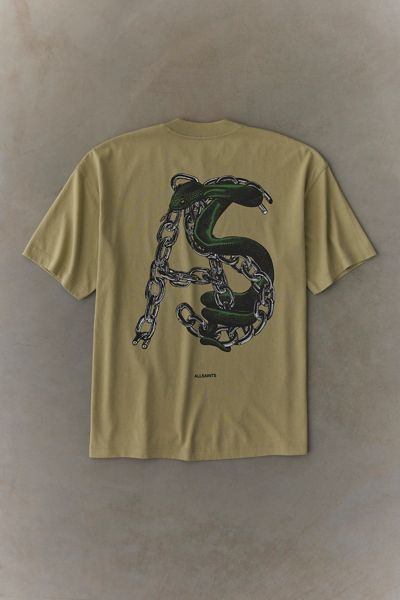 AllSaints Linx Graphic Oversized Fit Tee