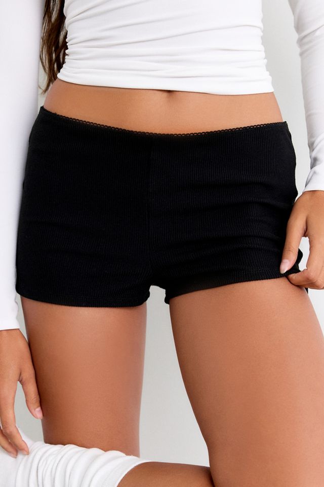 Out From Under Robbie Ribbed Micro Shorts #2