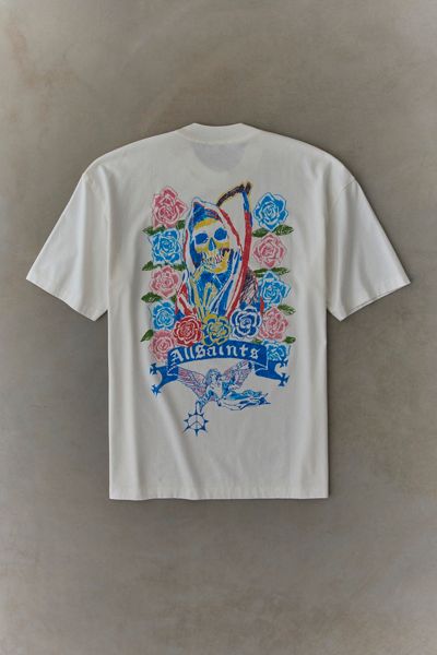 AllSaints Cray Graphic Oversized Fit Tee