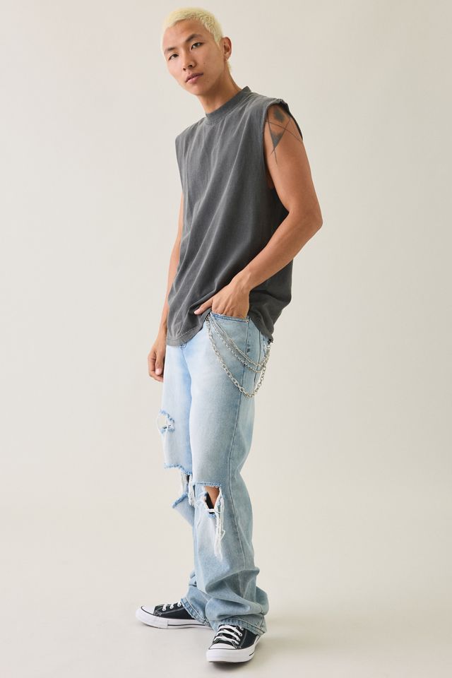 Shaka Wear 7.5oz Heavyweight Garment Dyed Muscle Tank Top #3