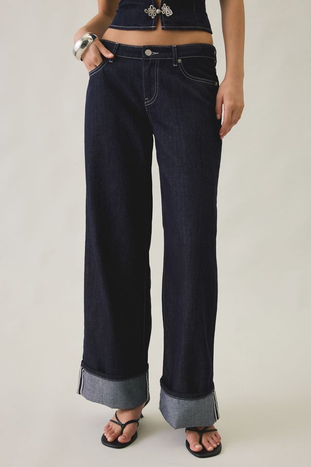 Tiger Mist Tilda Cuffed Low-Rise Wide Leg Jeans #1