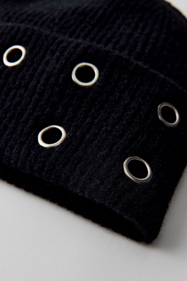 Grommet Cuff Beanie #2