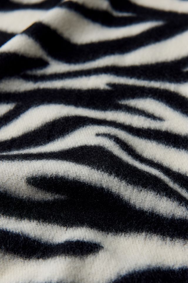 Zebra Pattern Lightweight Scarf #1