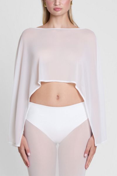 LEAU Imogen Sheer Mesh Cape