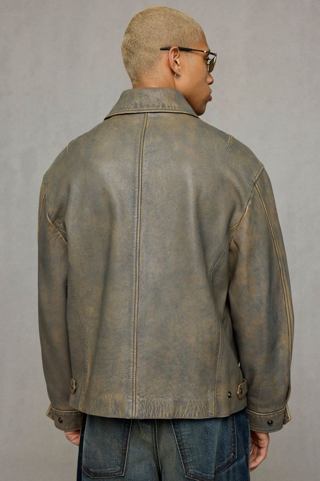 AllSaints Garrison Leather Jacket #3