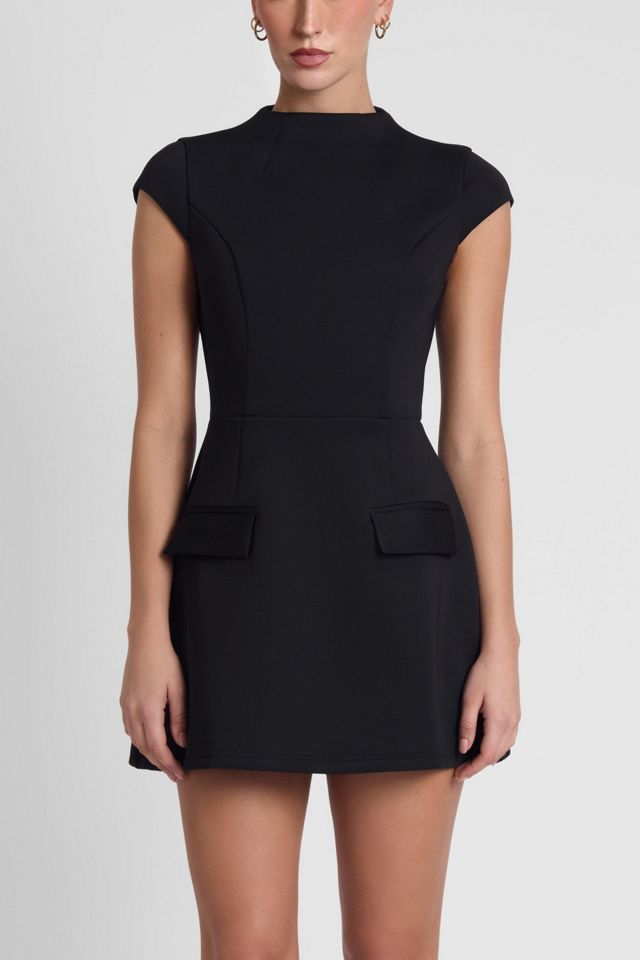 LEAU Cote Cap Sleeve Pocket Mini Dress #2