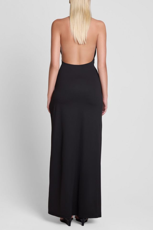 LEAU Palermo Plunge Drape Maxi Dress #4