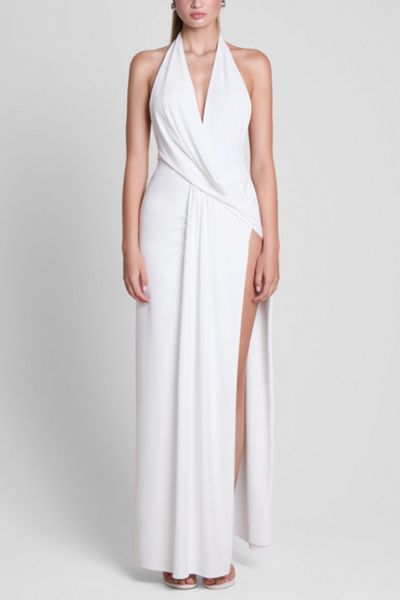 LEAU Palermo Plunge Drape Maxi Dress