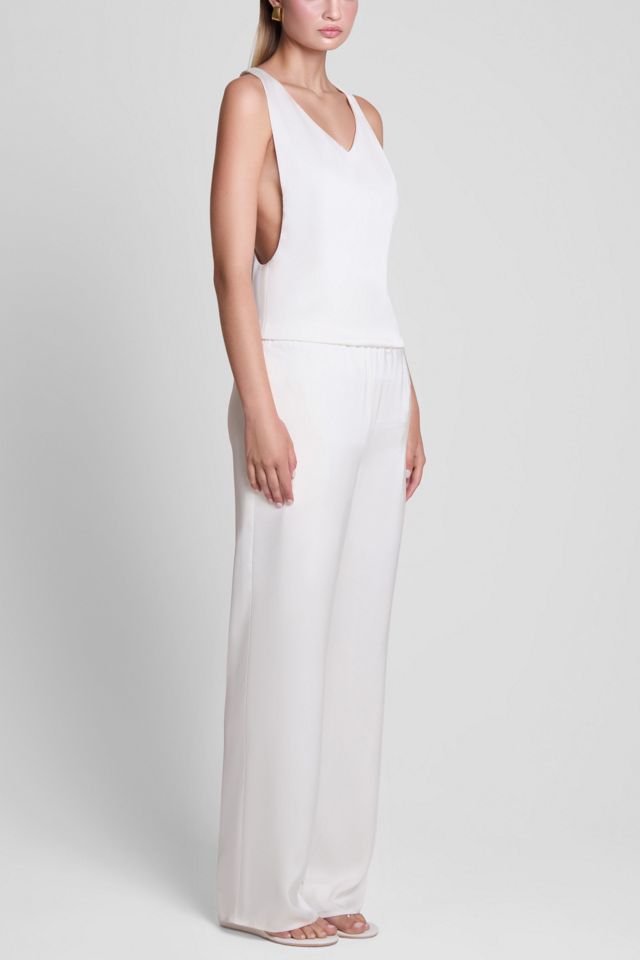 LEAU Soho Satin Straight Leg Pants #3
