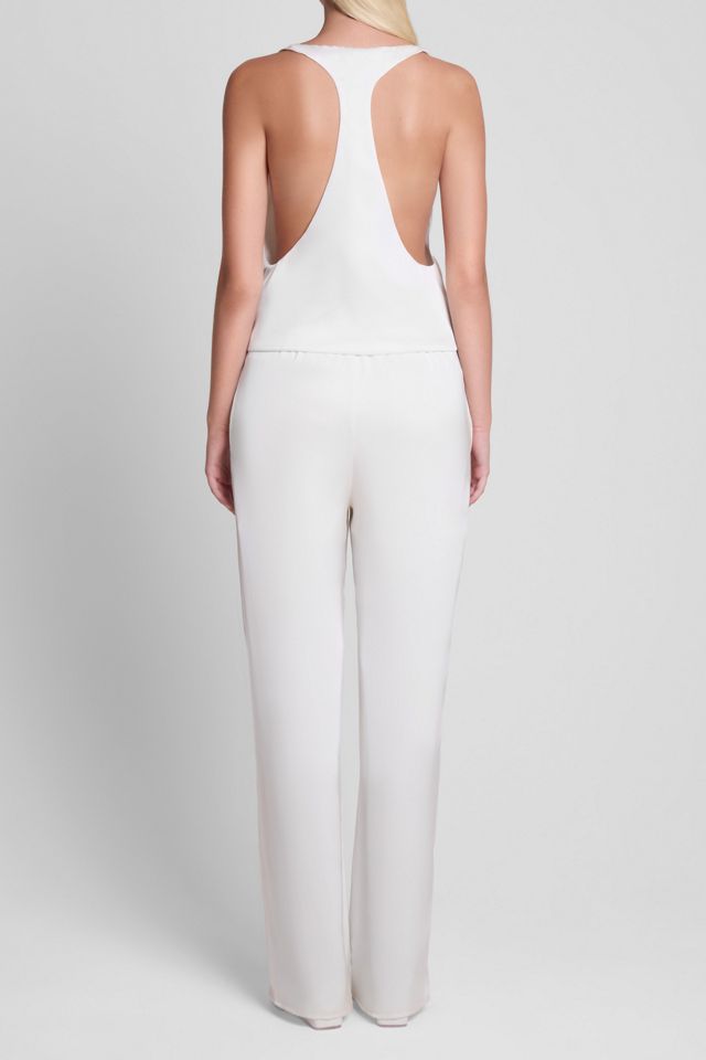 LEAU Soho Satin Straight Leg Pants #4