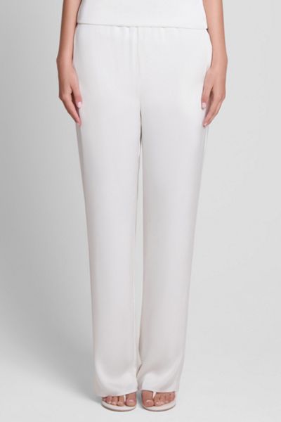LEAU Soho Satin Straight Leg Pants