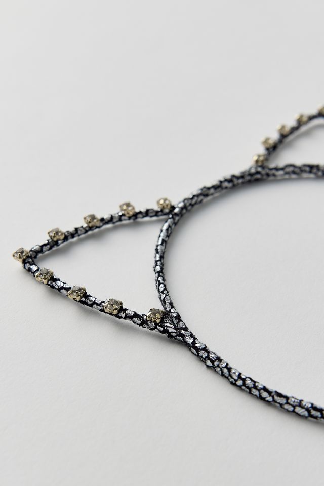 Beaded Cat Ears Headband #1