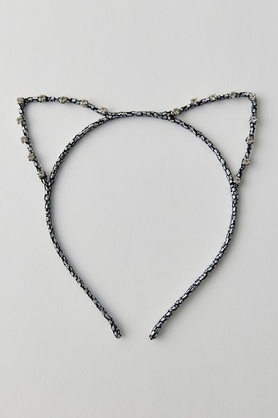 Beaded Cat Ears Headband