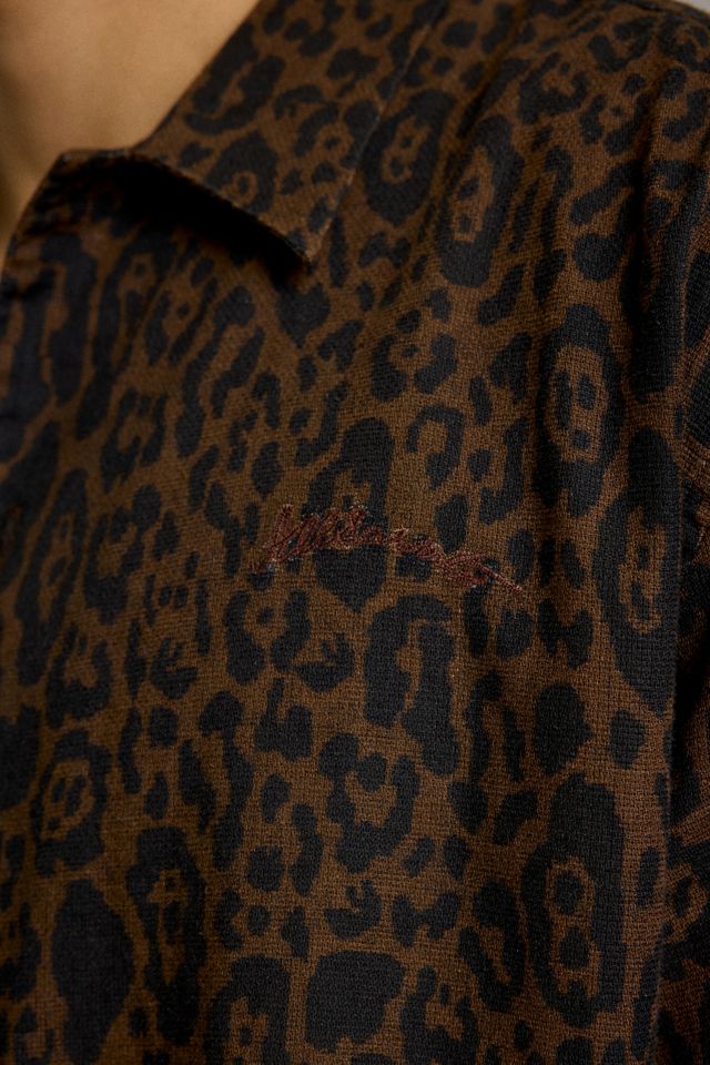 AllSaints Leopardo Oversized Linen-Blend Shirt #3