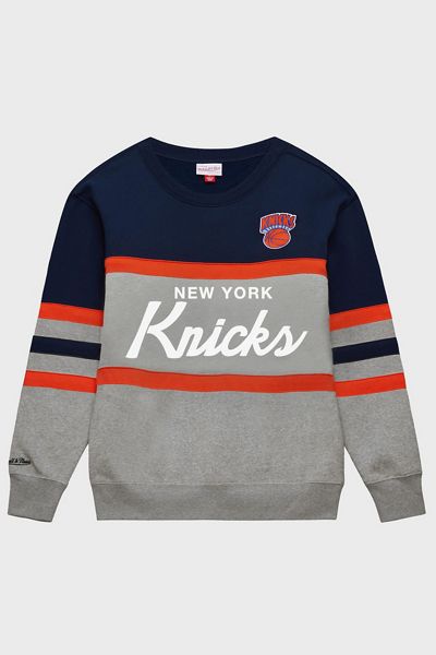 Mitchell & Ness NBA New York Knicks Head Coach Crew Neck Sweatshirt