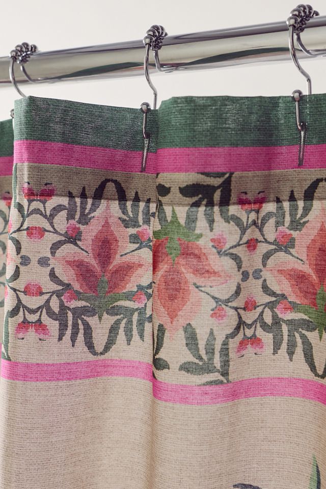 Gemma Floral Patterned Shower Curtain #2