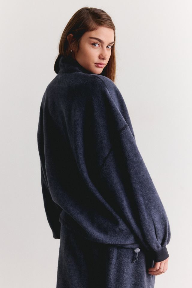 Boys Lie Lena A1 Fleece Crewneck Quarter Zip Pullover #3