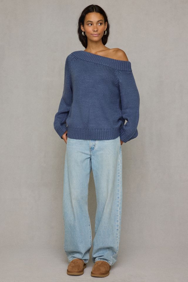 Motel Anasera Oversized Off-The-Shoulder Sweater #1