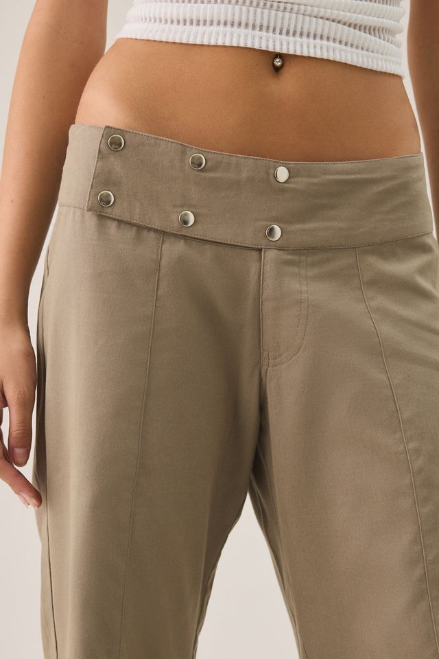 Motel Townes Asymmetric Studded Wide Flared Trousers #2