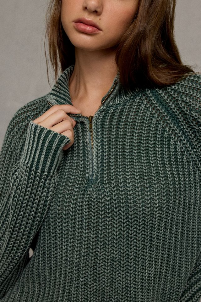 BDG Dakota Mockneck Quarter Zip Pullover Sweater #1