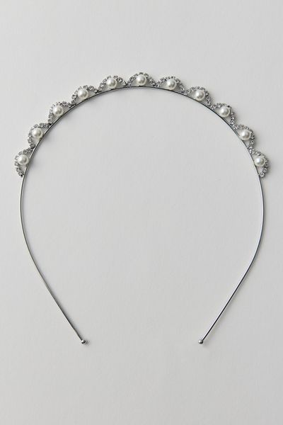 Estelle Pearl Crown Headband