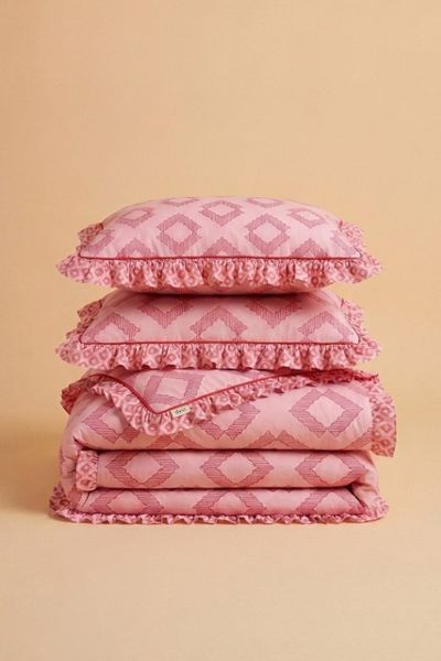 TBCo Cotton Diamond Duvet Bedding Set