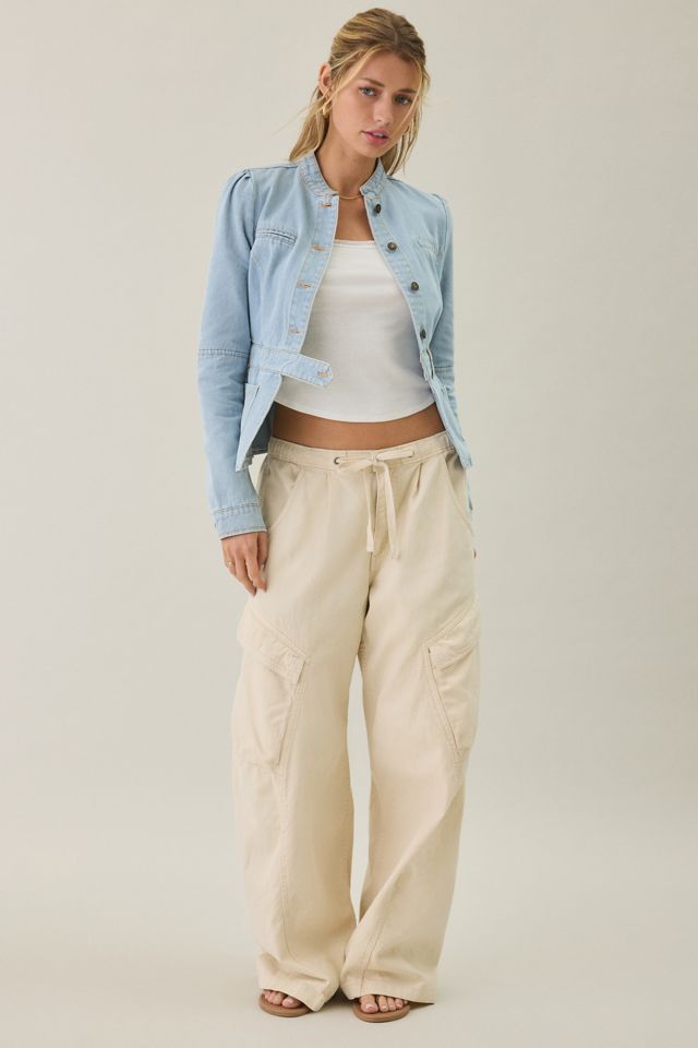 Lioness Brooklyn Denim Military Jacket #5