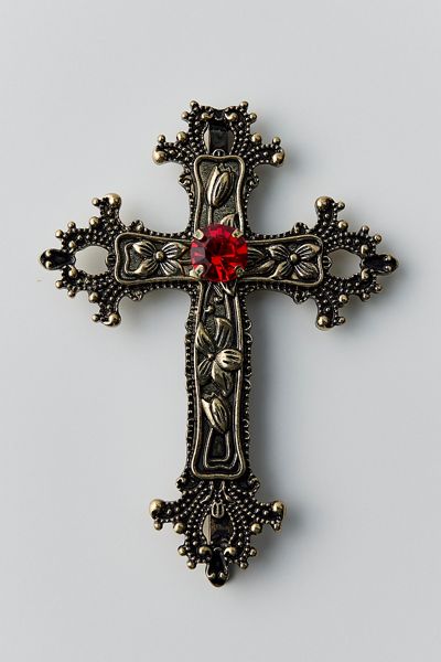 Gem Cross Hair Clip