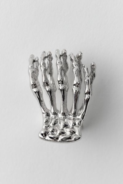 Skeleton Hand Mini Claw Clip