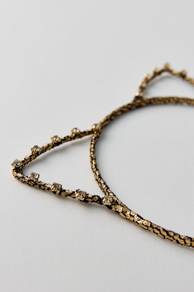Beaded Cat Ears Headband #1