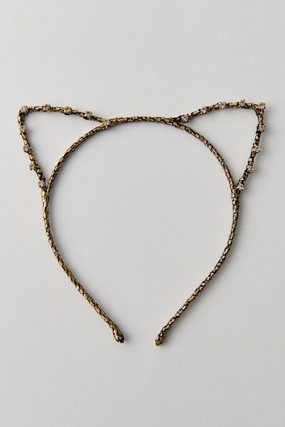 Beaded Cat Ears Headband
