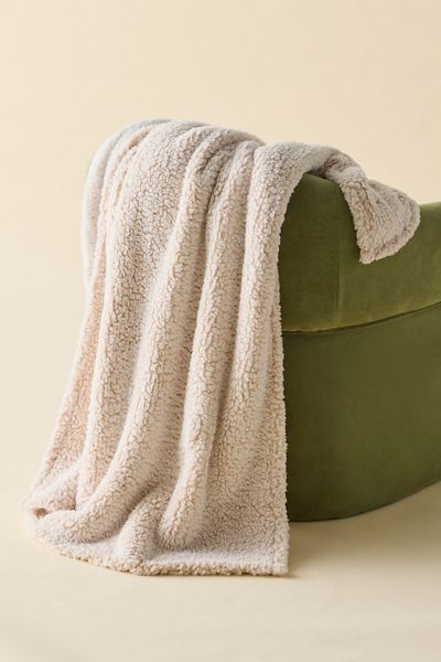 Mae Cozy Marled Fleece Throw Blanket