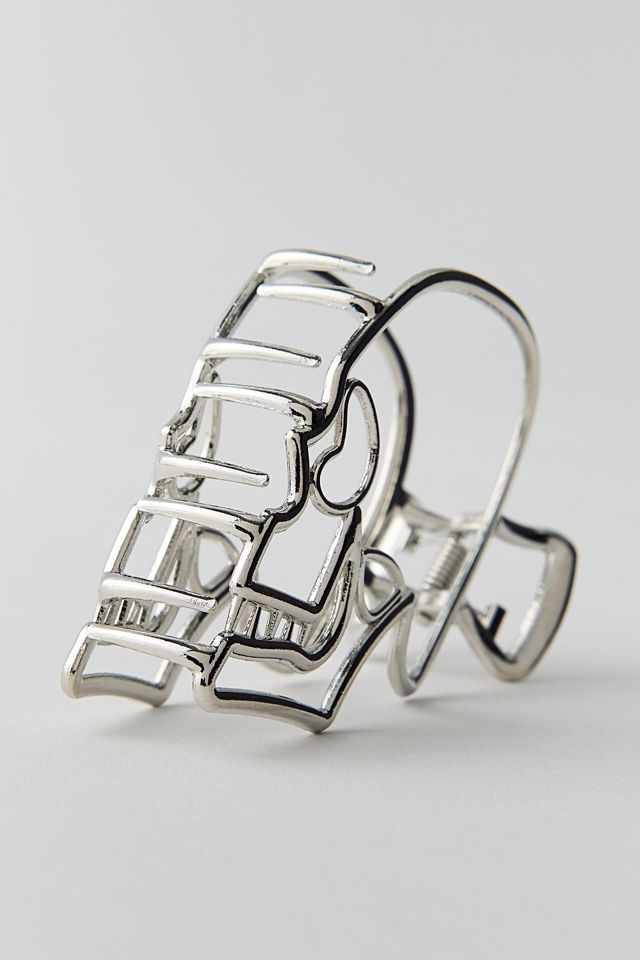 Metal Skull Claw Clip #1