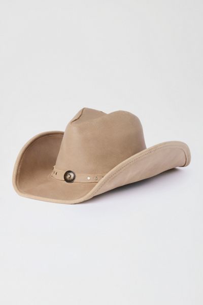 Minnetonka Leather Silverton Dude Cowboy Hat