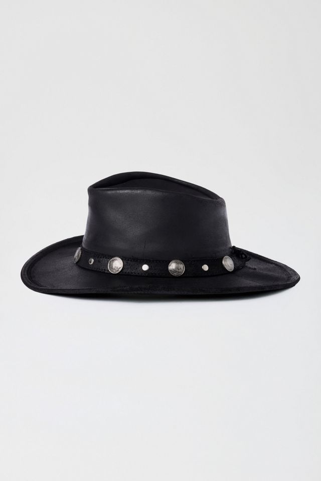 Minnetonka Leather Buffalo Nickel Cowboy Hat #2