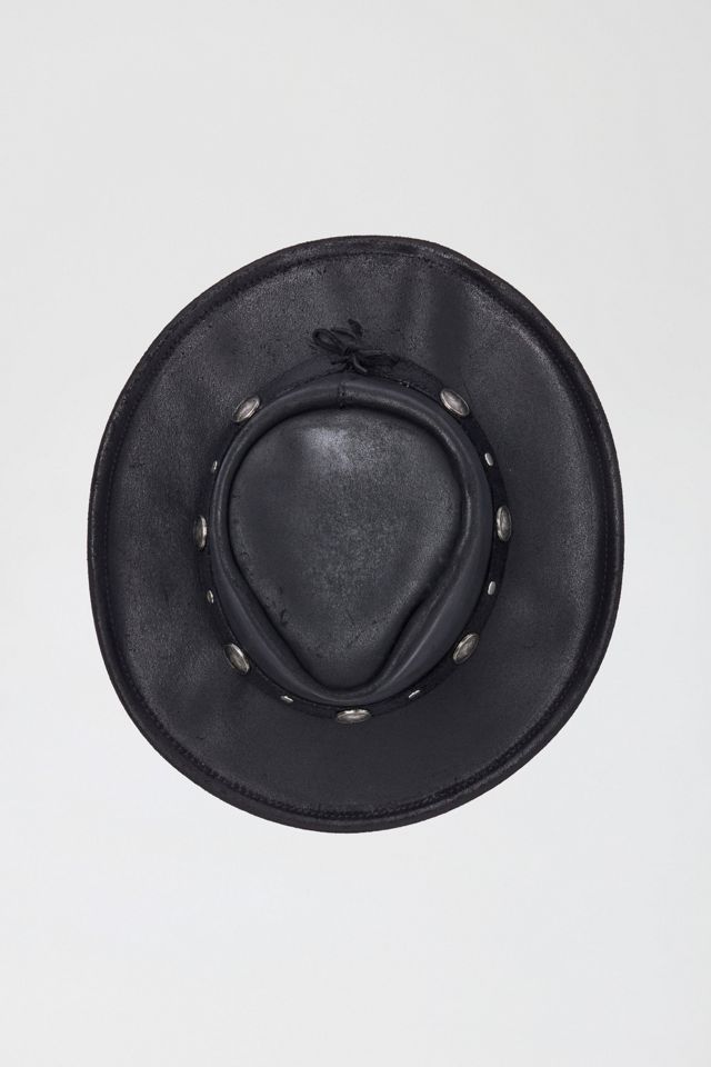 Minnetonka Leather Buffalo Nickel Cowboy Hat #3