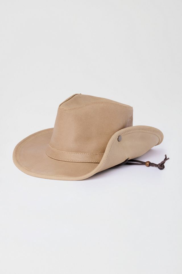 Minnetonka Leather Aussie Cowboy Hat | Urban Outfitters