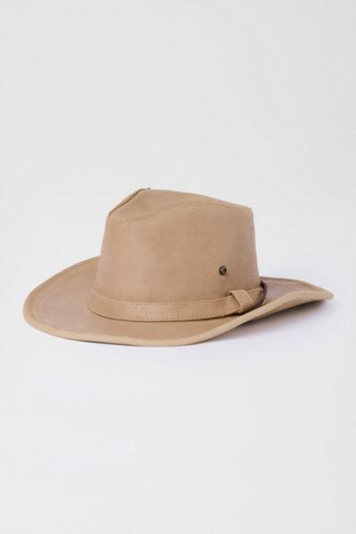 Minnetonka Leather Aussie Cowboy Hat