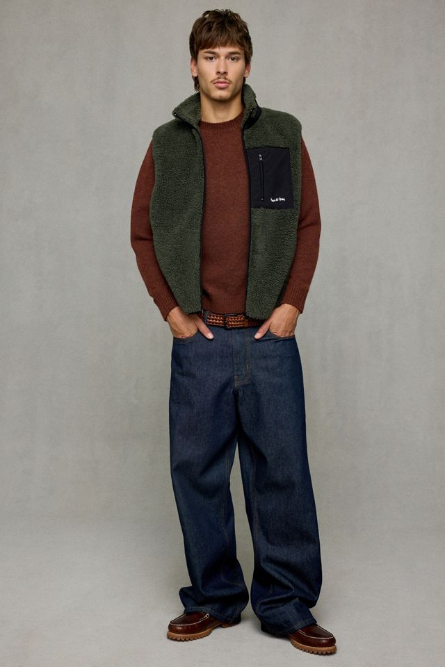Museum Of Peace & Quiet Wordmark Fleece Vest #1