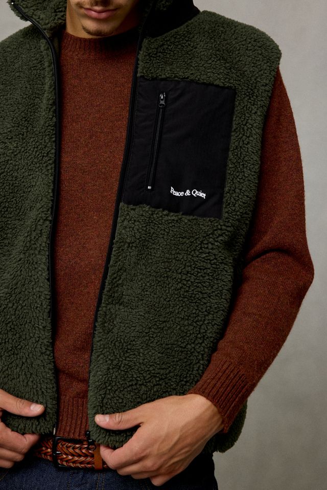 Museum Of Peace & Quiet Wordmark Fleece Vest #2