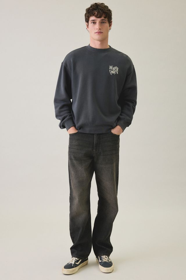 Museum Of Peace & Quiet Warped Graphic Crew Neck Sweatshirt #2