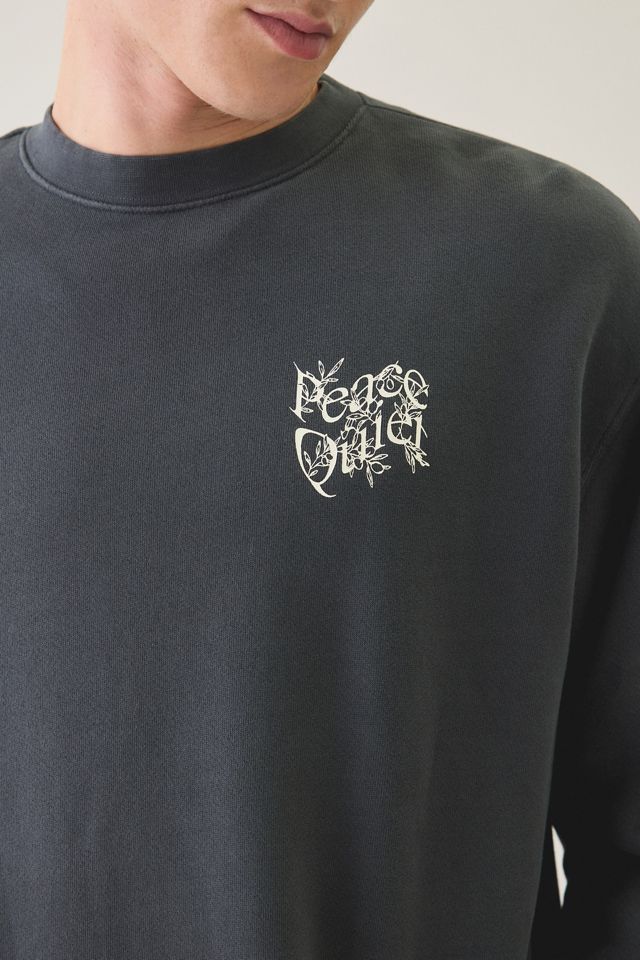 Museum Of Peace & Quiet Warped Graphic Crew Neck Sweatshirt #3
