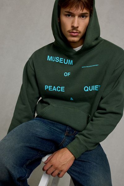 Museum Of Peace & Quiet Publishing Dept Graphic Hoodie Sweatshirt