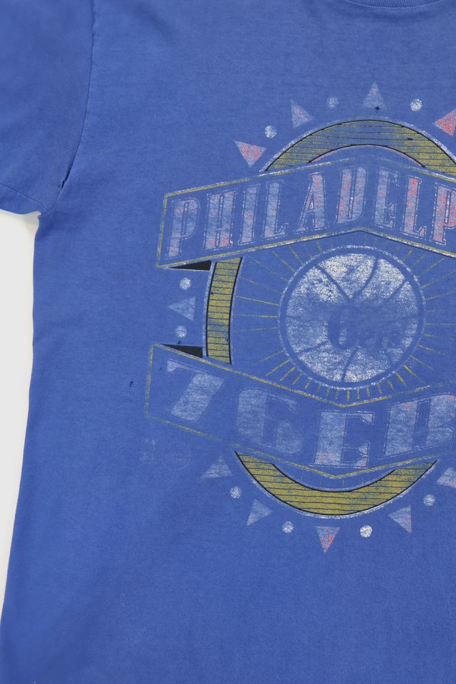 Vintage Faded Philadelphia 76ers Tee #4