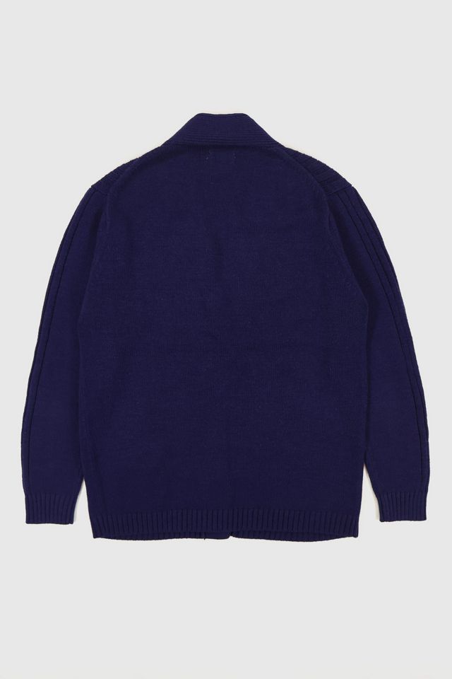 Vintage Blue Cardigan Sweater #1
