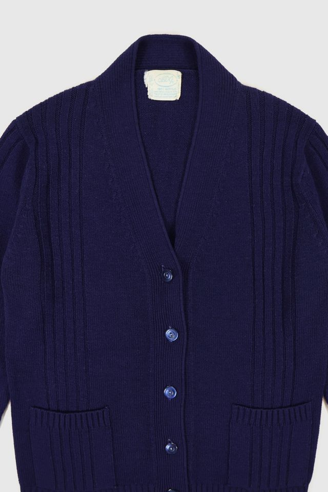 Vintage Blue Cardigan Sweater #2