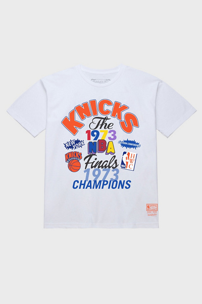 Mitchell & Ness NBA New York Knicks 1973 Finals Champions Fest Graphic Tee